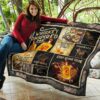fireball quilt blanket whiskey inspired me funny gift idea waydw