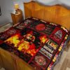 firefighter quilt blanket amazing gift idea b4xfh