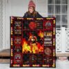 firefighter quilt blanket amazing gift idea ipcdy