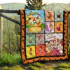 flintstone 60th anniversary quilt blanket cartoon fan gift up2y0