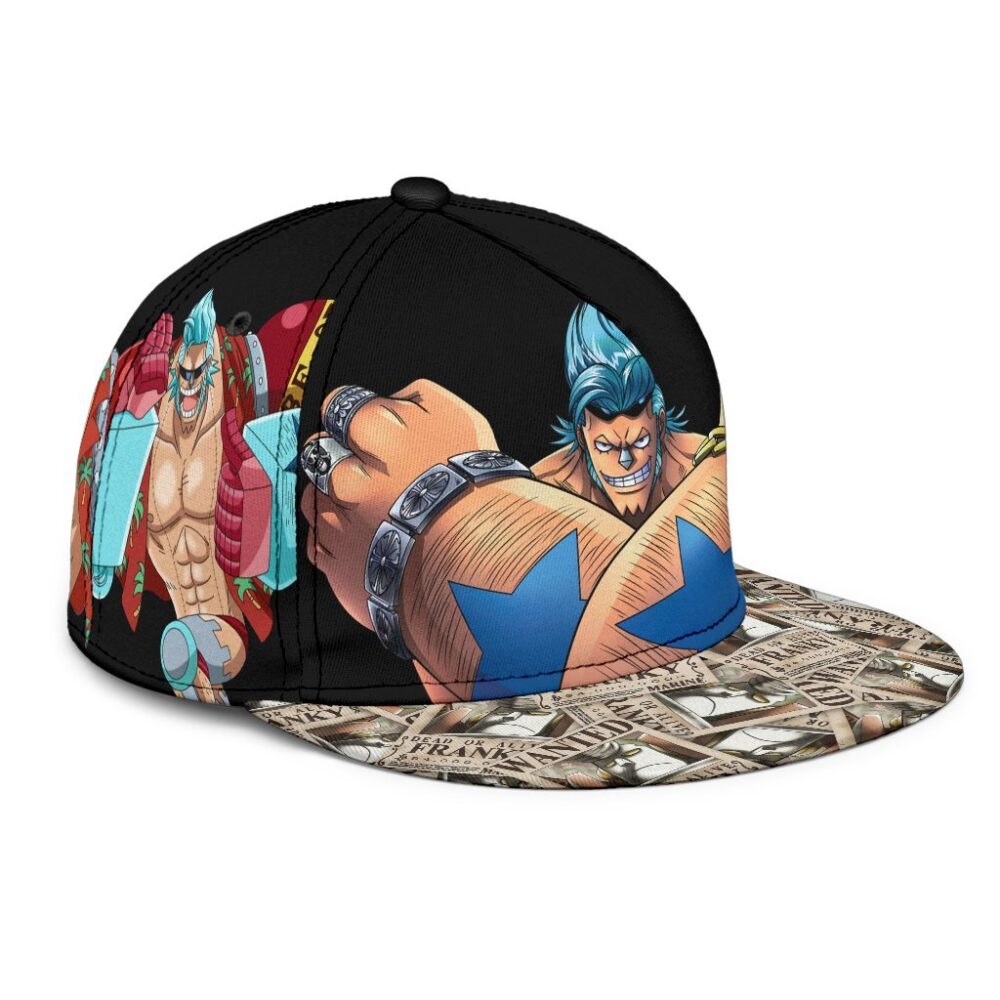 Franky Snapback Hat One Piece Anime Gift Idea