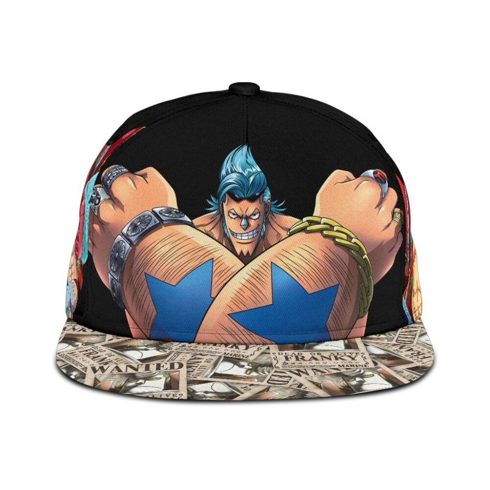 Franky Snapback Hat One Piece Anime Gift Idea