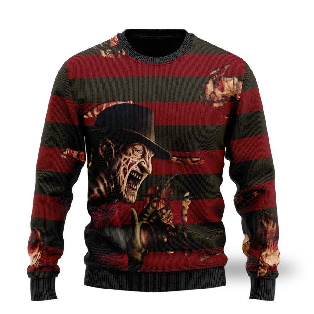 Freddy Krueger Ugly Christmas Sweater Amazing Gift Idea Thanksgiving Gift
