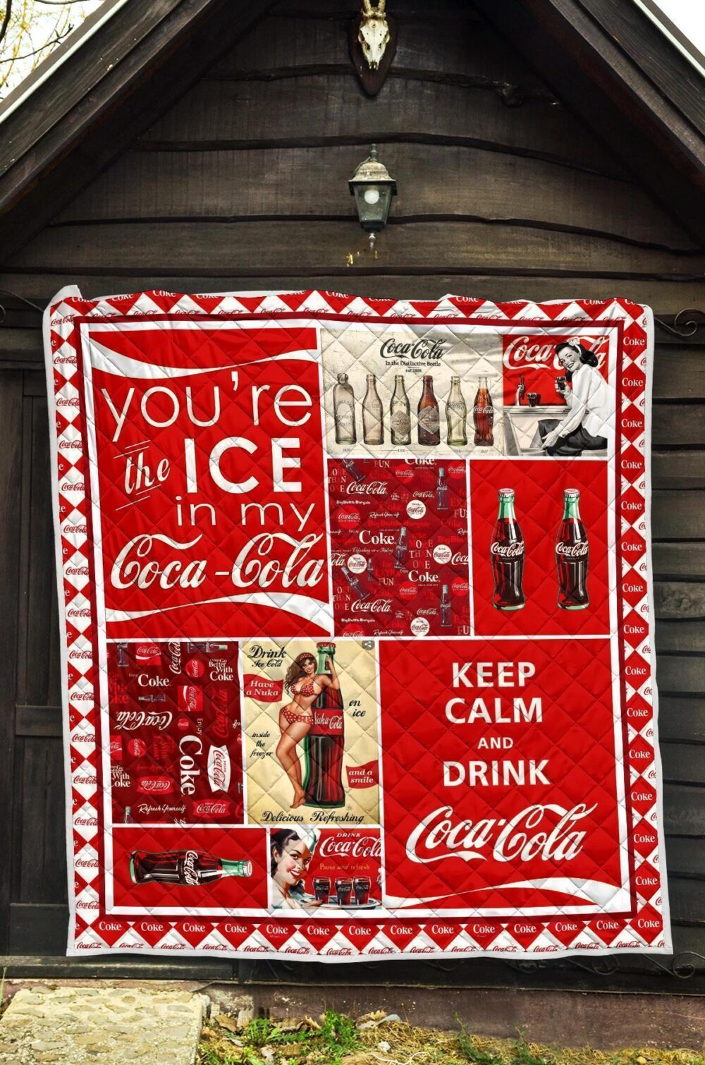 Funny Coca-cola Quilt Blanket Soft Drink Lover