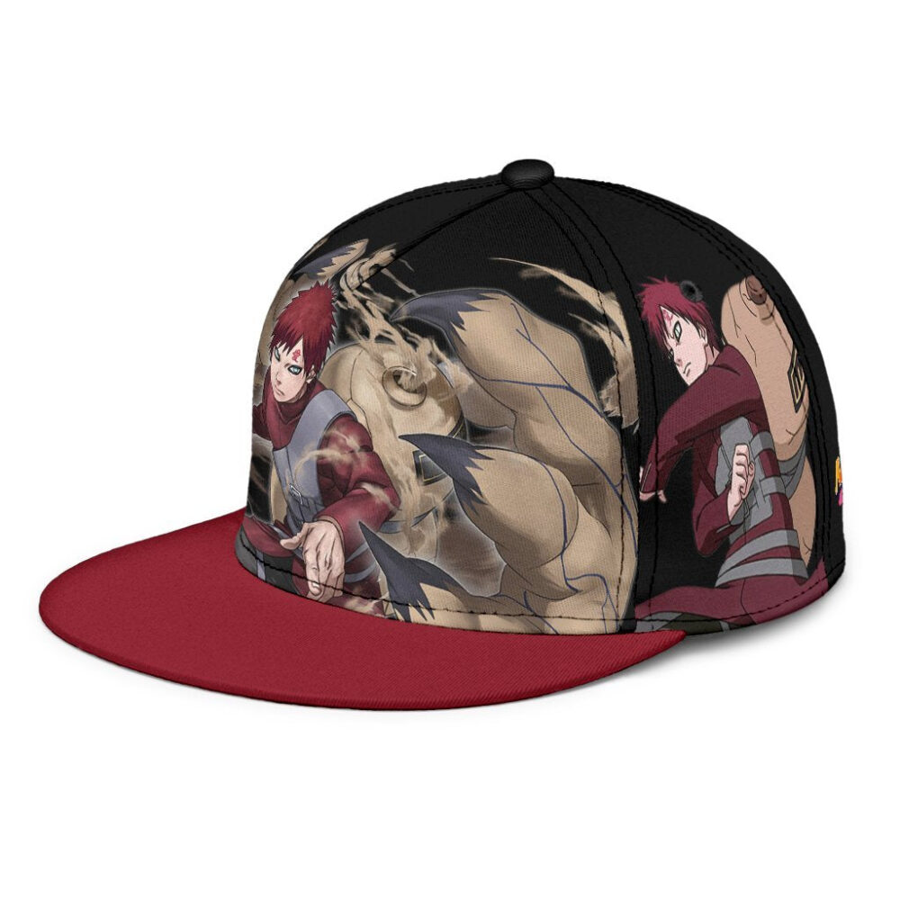 Gaara Snapback Hat Naruto Custom Anime Hat