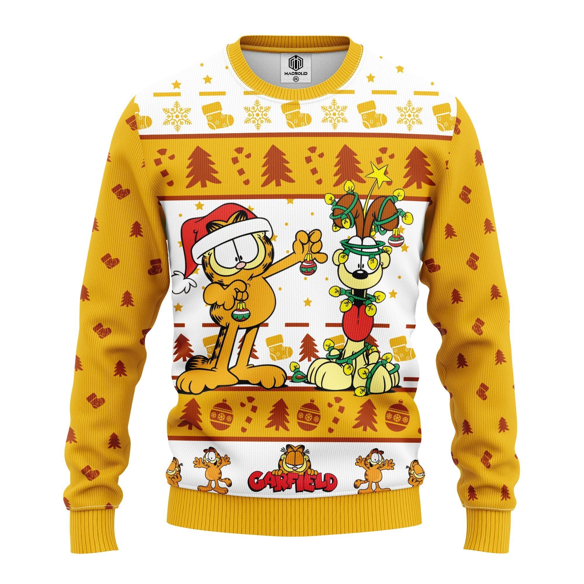Garfield Ugly Christmas Sweater Amazing Gift Idea Thanksgiving Gift