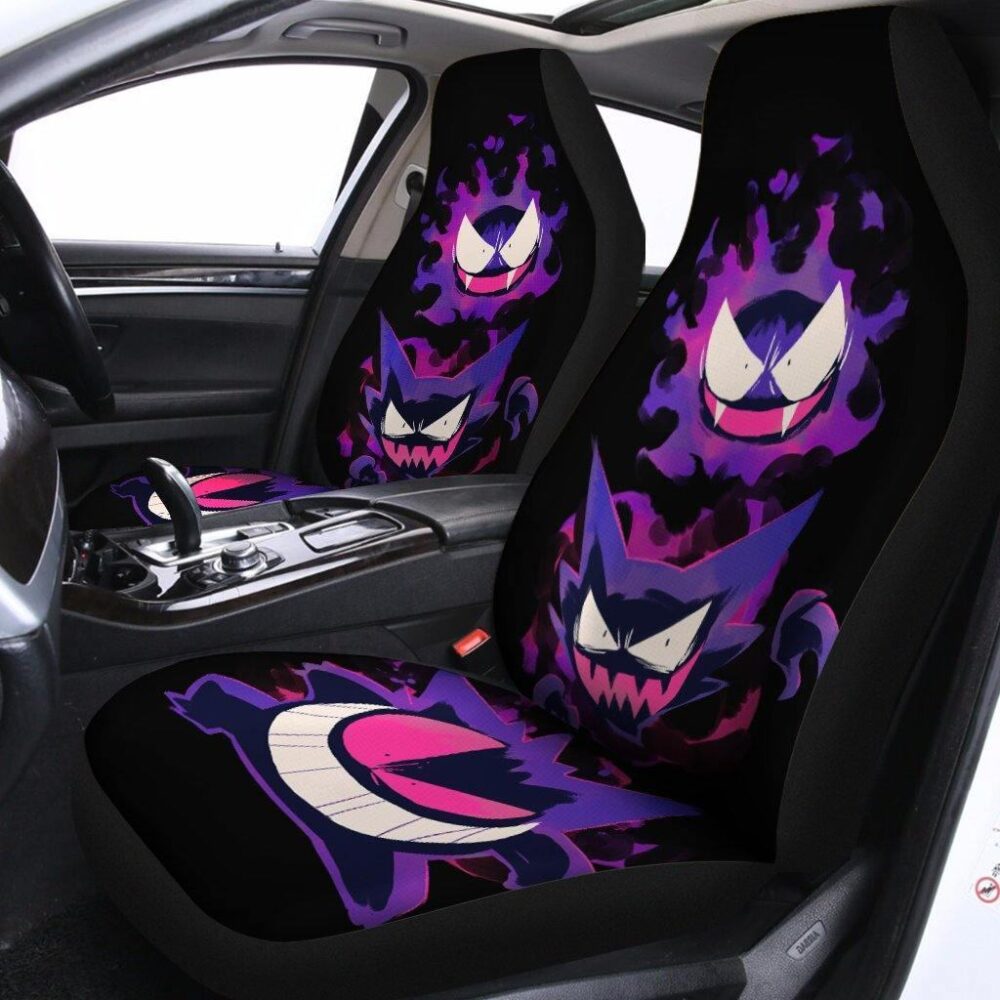 Gengar Pokemon Custom Car Seat Covers PKMCSC01