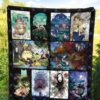 ghibi characters quilt blanket anime fan gift idea uxz4c