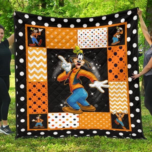Goofy Quilt Blanket Cute Cartoon Fan Gift Idea