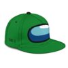 green crewmate snapback hat among us gift idea b1zad