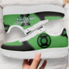 green latern super hero custom sneakers 2glwd