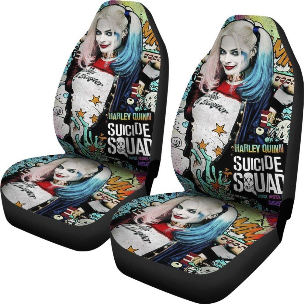Harley Quinn Car Seat Covers Suicide Squad Movie