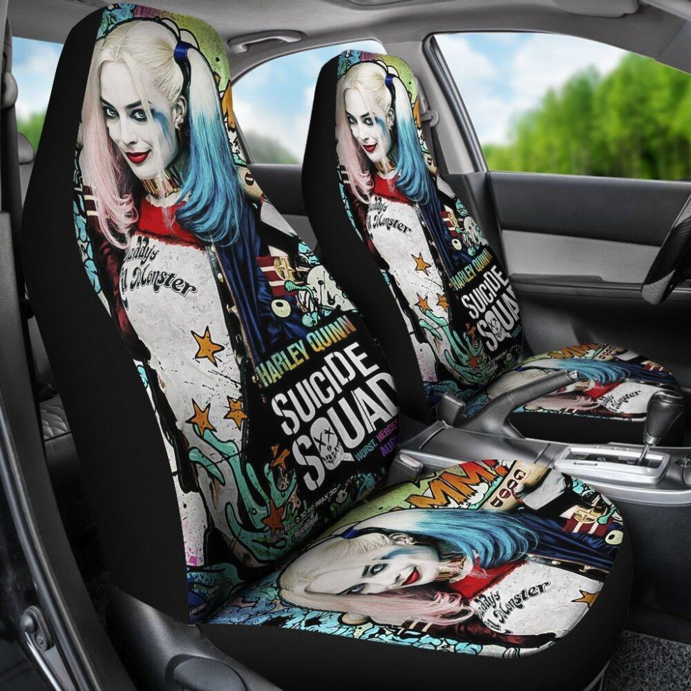Harley Quinn Car Seat Covers Suicide Squad Movie