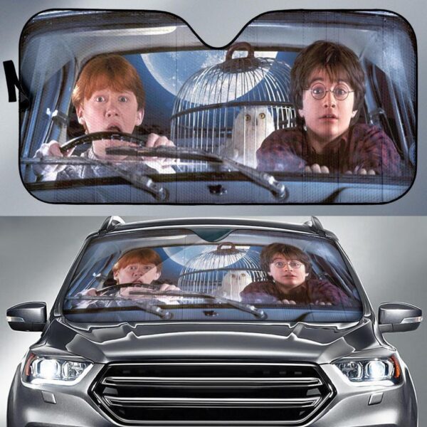 Harry Potter And Ron Auto Sun Shades Custom Car Windshield Accessories CSSHP020