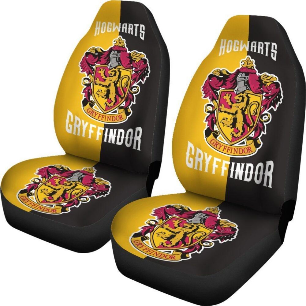 Harry Potter Car Seat Covers | Gryffindor Car Seat Covers Harry Potter Hogwarts Fan Gift HPCS030