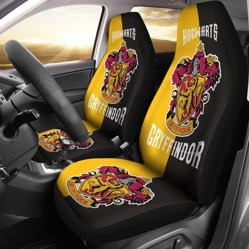 Harry Potter Car Seat Covers | Gryffindor Car Seat Covers Harry Potter Hogwarts Fan Gift HPCS030