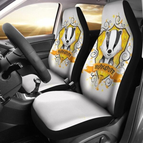 Harry Potter Car Seat Covers | Harry Potter Hufflepuff Seat Covers HPCS015