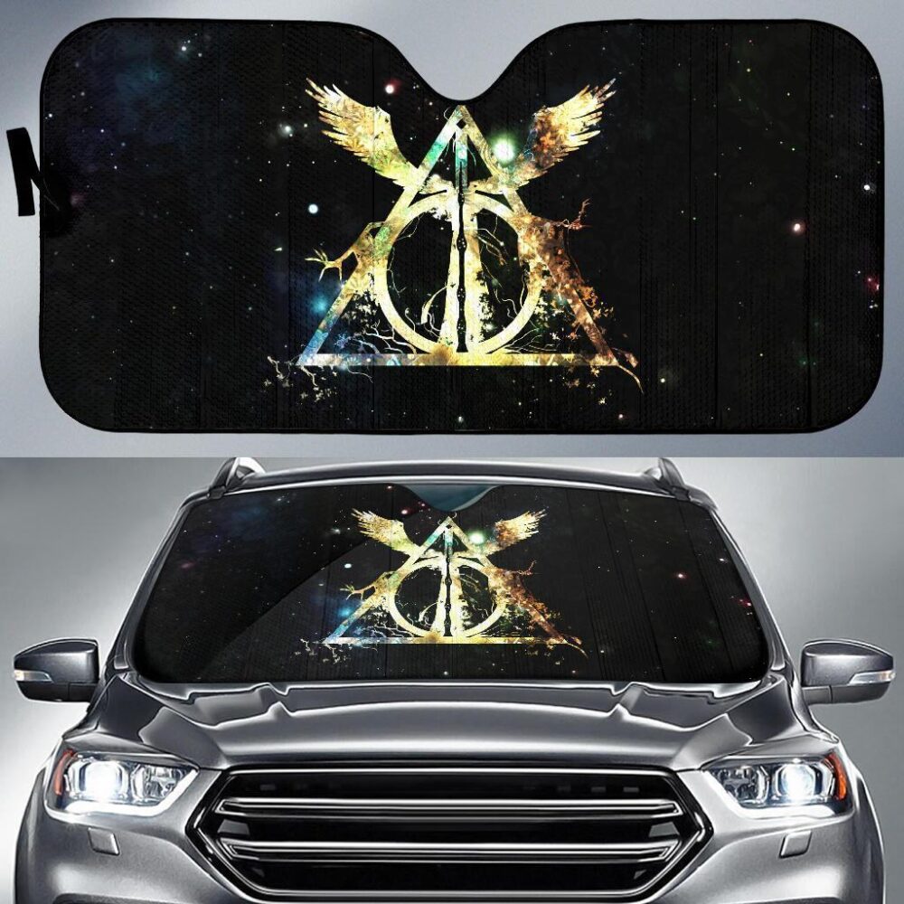 Harry Potter Emblems Auto Sun Shades Custom Car Windshield Accessories CSSHP019