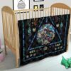 harry potter stain glass style quilt blanket fan gift idea pcv7o