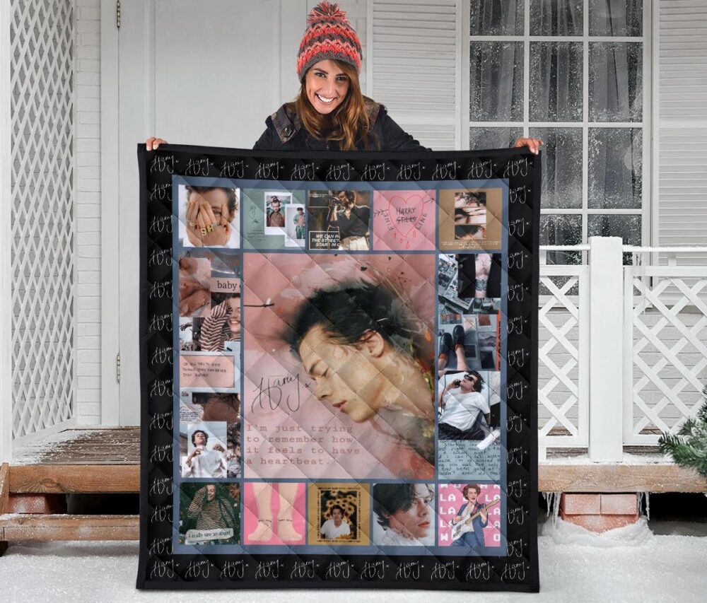Harry Styles Quilt Blanket Gift Idea For Music Fan