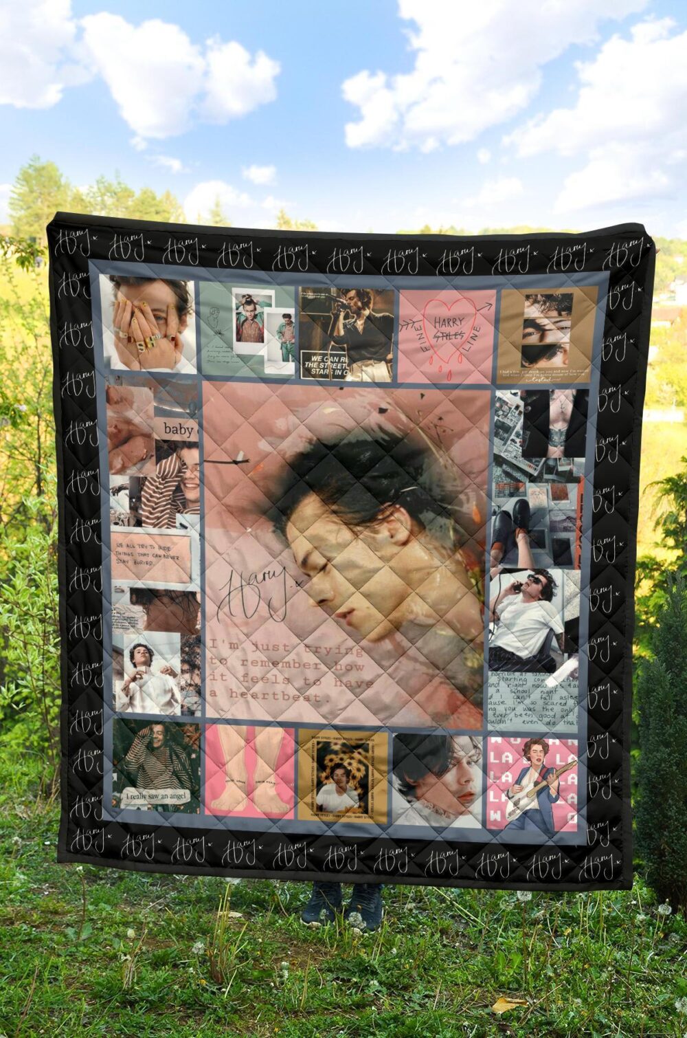 Harry Styles Quilt Blanket Gift Idea For Music Fan