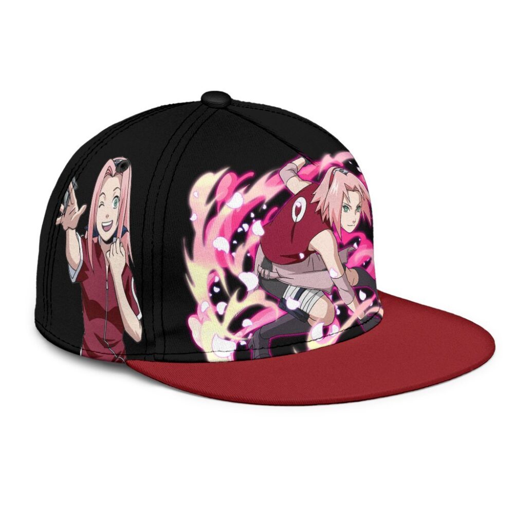 Haruno Sakura Snapback Hat Naruto Custom Anime Hat