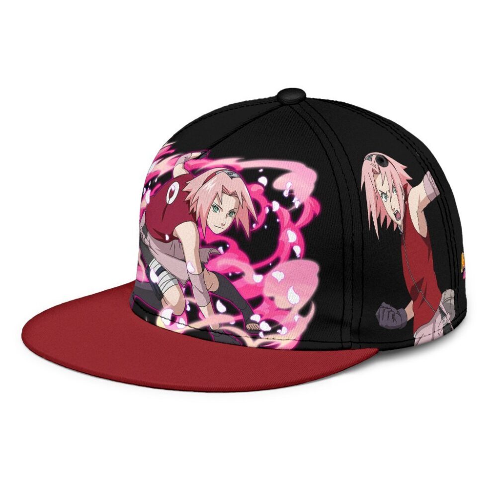 Haruno Sakura Snapback Hat Naruto Custom Anime Hat