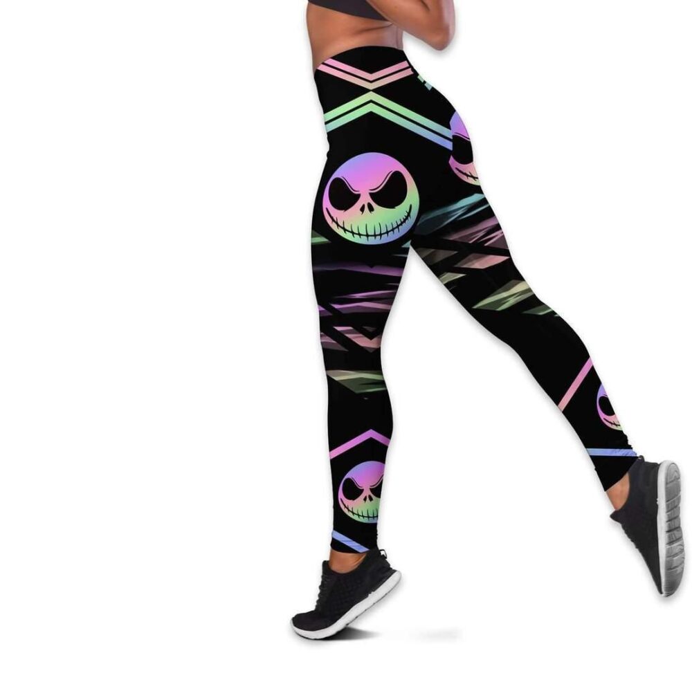 Hologram Jack Skellington Tank Top Legging Set Outfit | CTLJS31