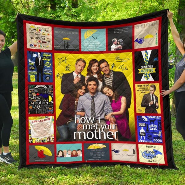 How I Met Your Mother Quilt Blanket TV Show Fan Gift