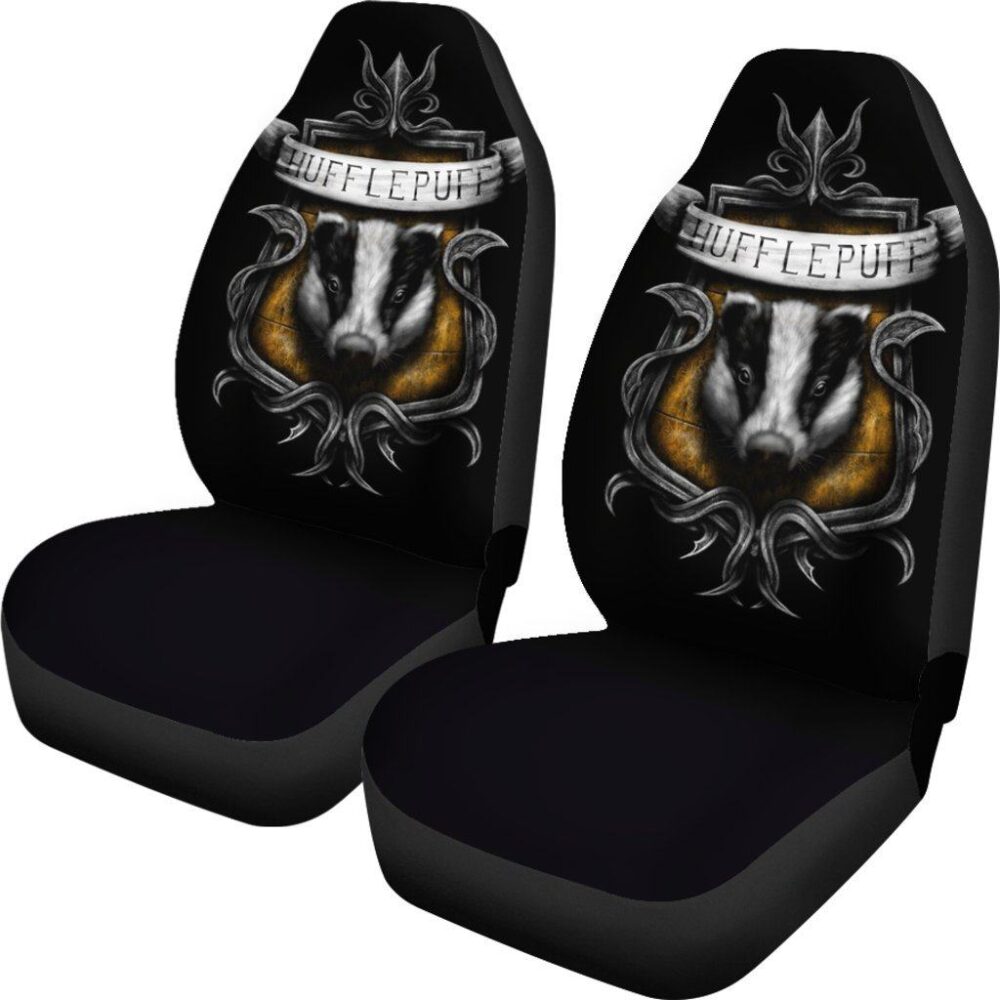 Hufflepuff Crest Harry Potter Car Seat Covers HPCS005