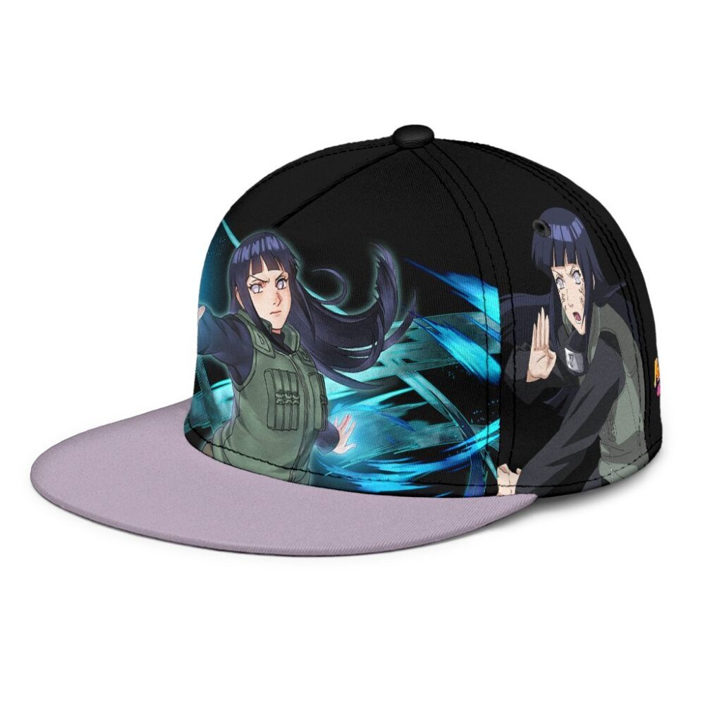 Hyuga Hinata Snapback Hat Naruto Custom Anime Hat
