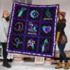 i wear teal and purple suicide prevent awareness quilt blanket kxf4r