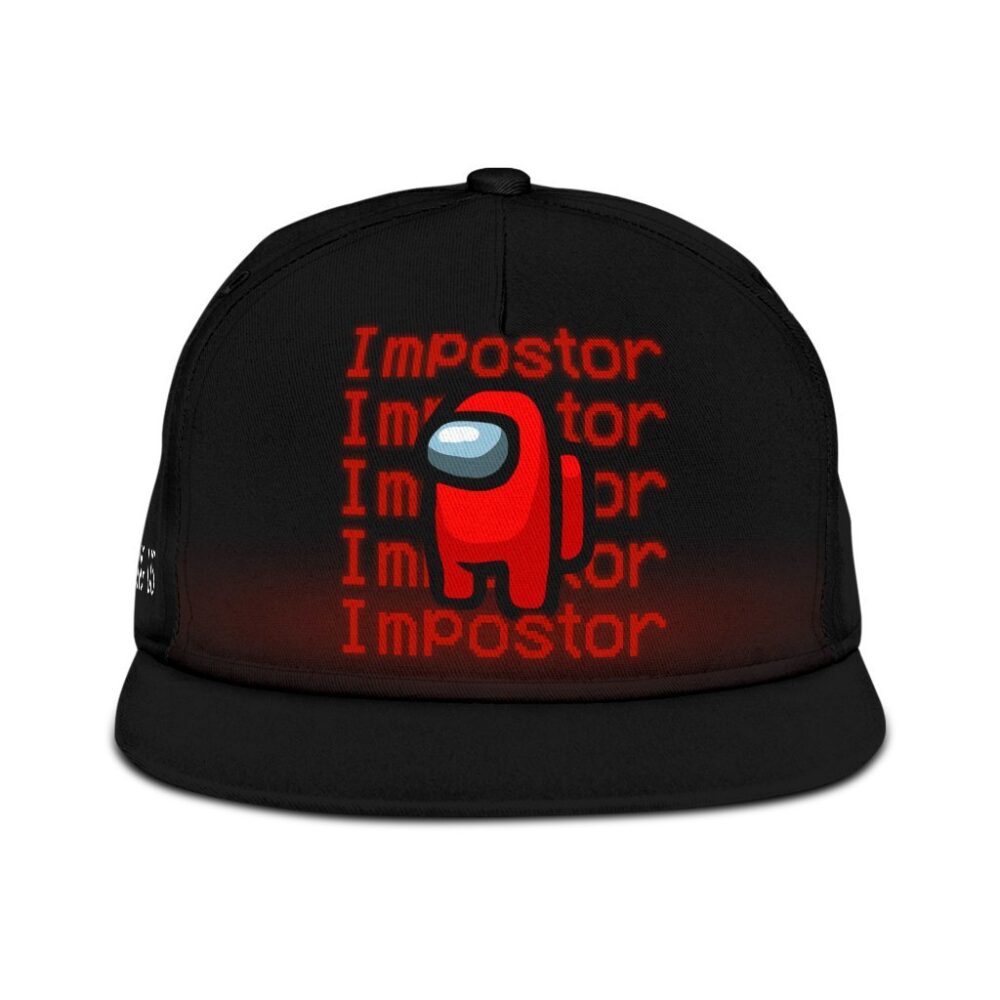 Imposter Snapback Hat Among Us Game Funny Gift Idea