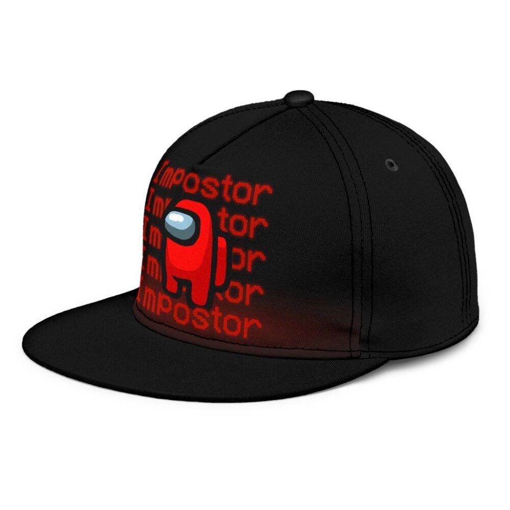 Imposter Snapback Hat Among Us Game Funny Gift Idea