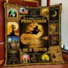 in a world full of princesses be a witch halloween quilt blanket qi7a3