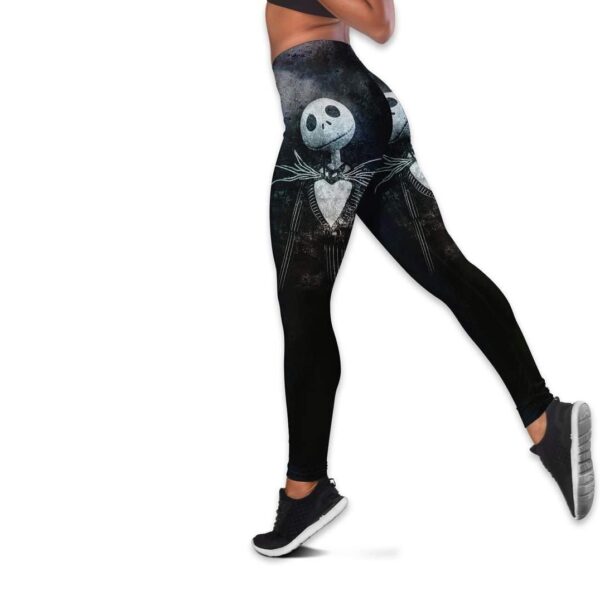 Jack Skellington Tank Top Legging Set Outfit | CTLJS15 2 jack skellington tank top legging set outfit colorful 3d all over print s 5xl full size ctljs15 jn9w5