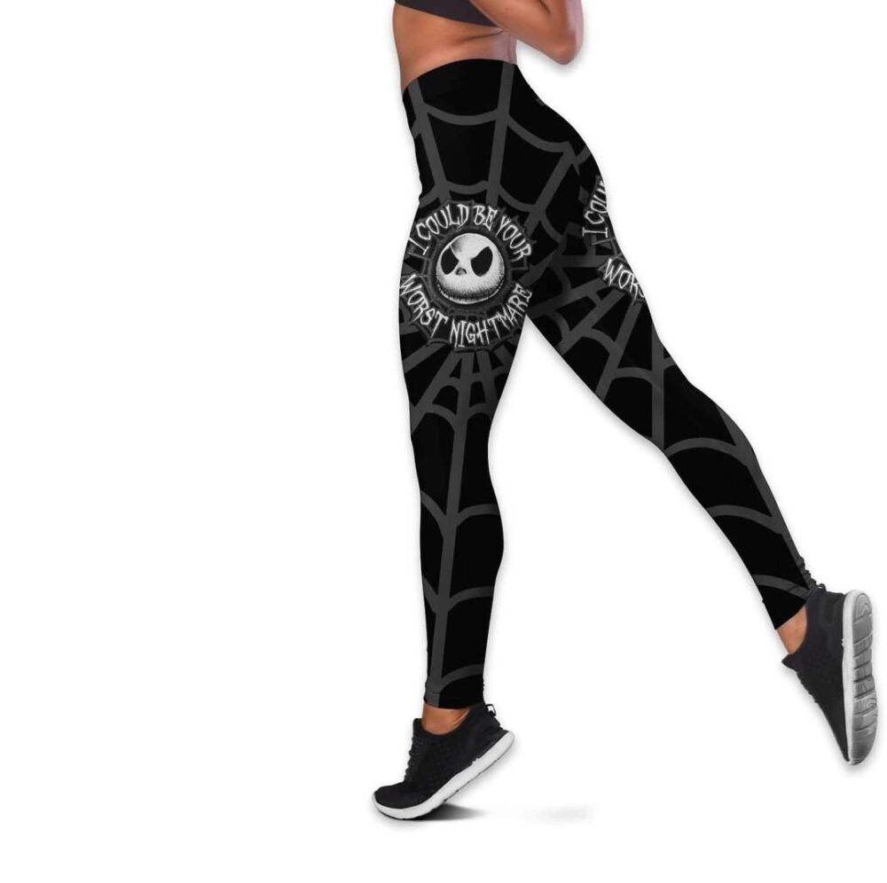 Jack Skellington Tank Top Legging Set Outfit | CTLJS28