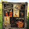 johnnie walker quilt blanket whiskey inspired me funny gift kz0gi