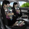 joker and harley quinn skull car seat covers movie fan gift y49aj