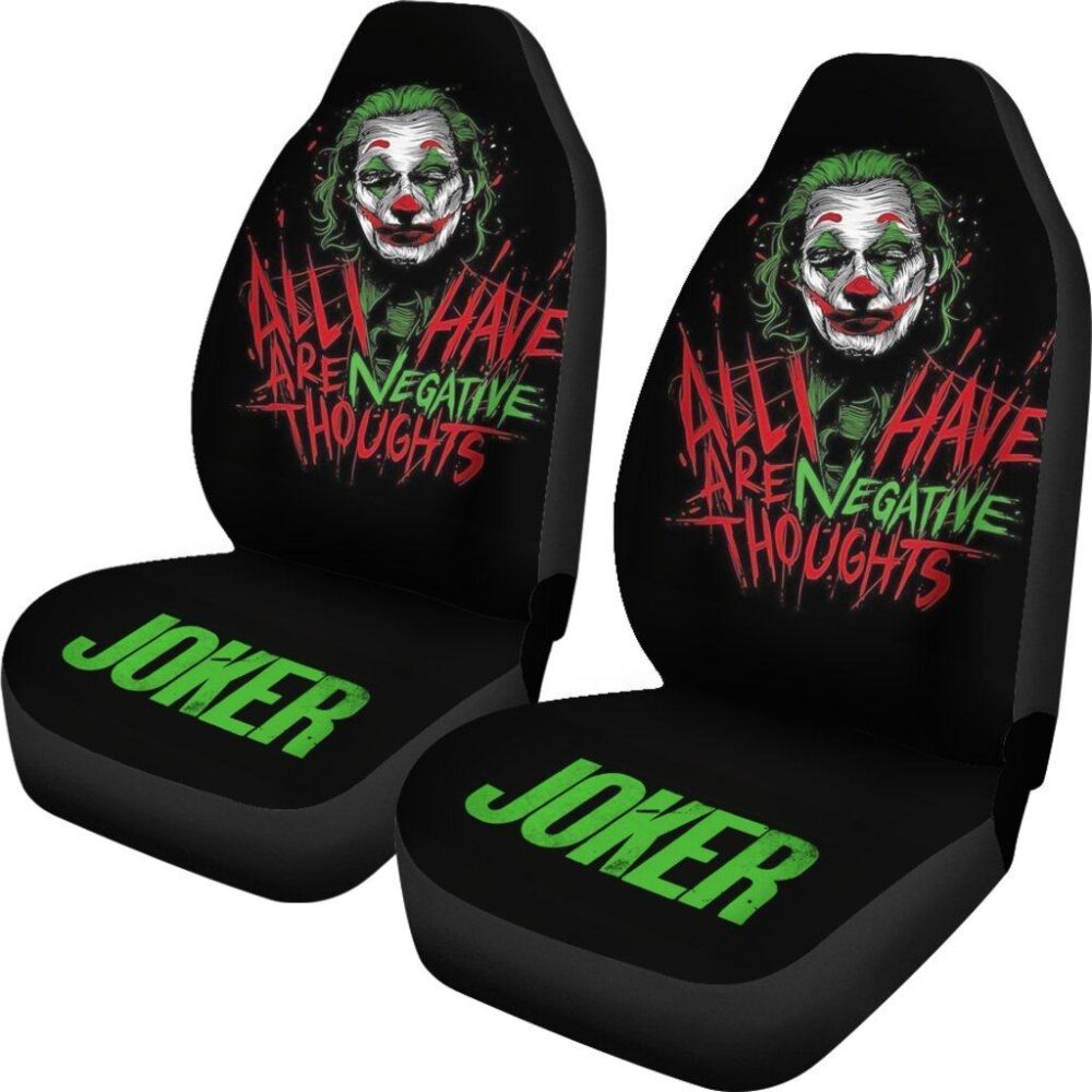Joker Car Seat Covers Suicide Squad Movie Fan Gift