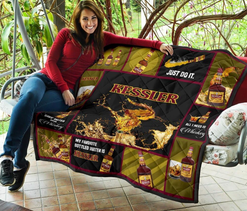 Kessler Quilt Blanket All I Need Is Whisky Gift Idea