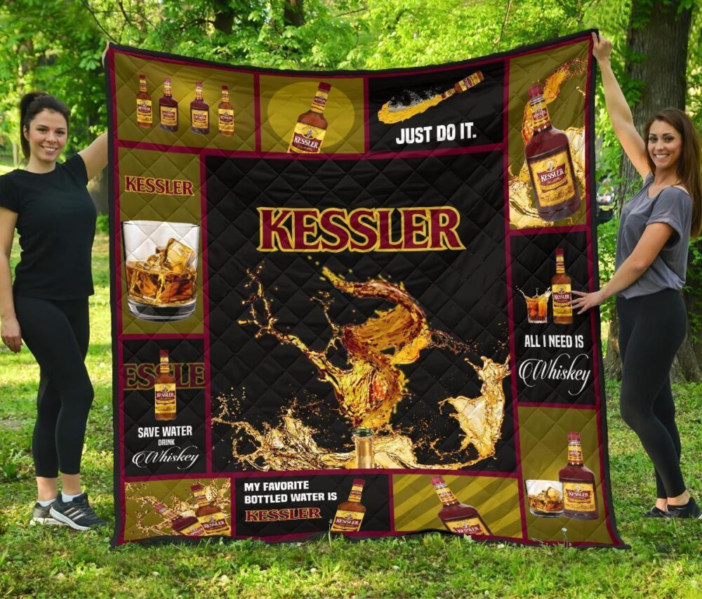 Kessler Quilt Blanket All I Need Is Whisky Gift Idea