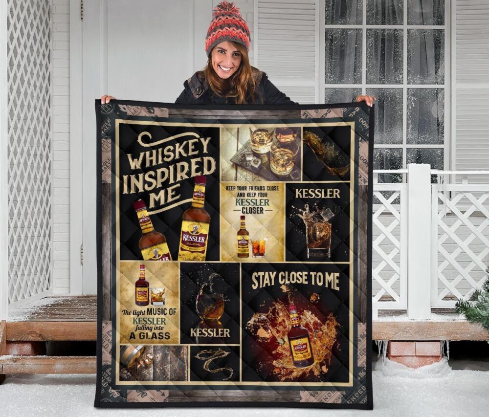 Kessler Quilt Blanket Whiskey Inspire Me Gift Idea