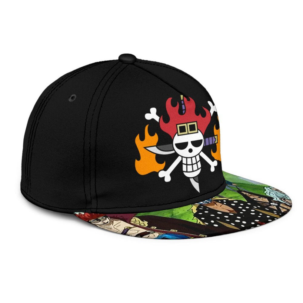 Kid Pirates Snapback Hat One Piece Anime Fan Gift