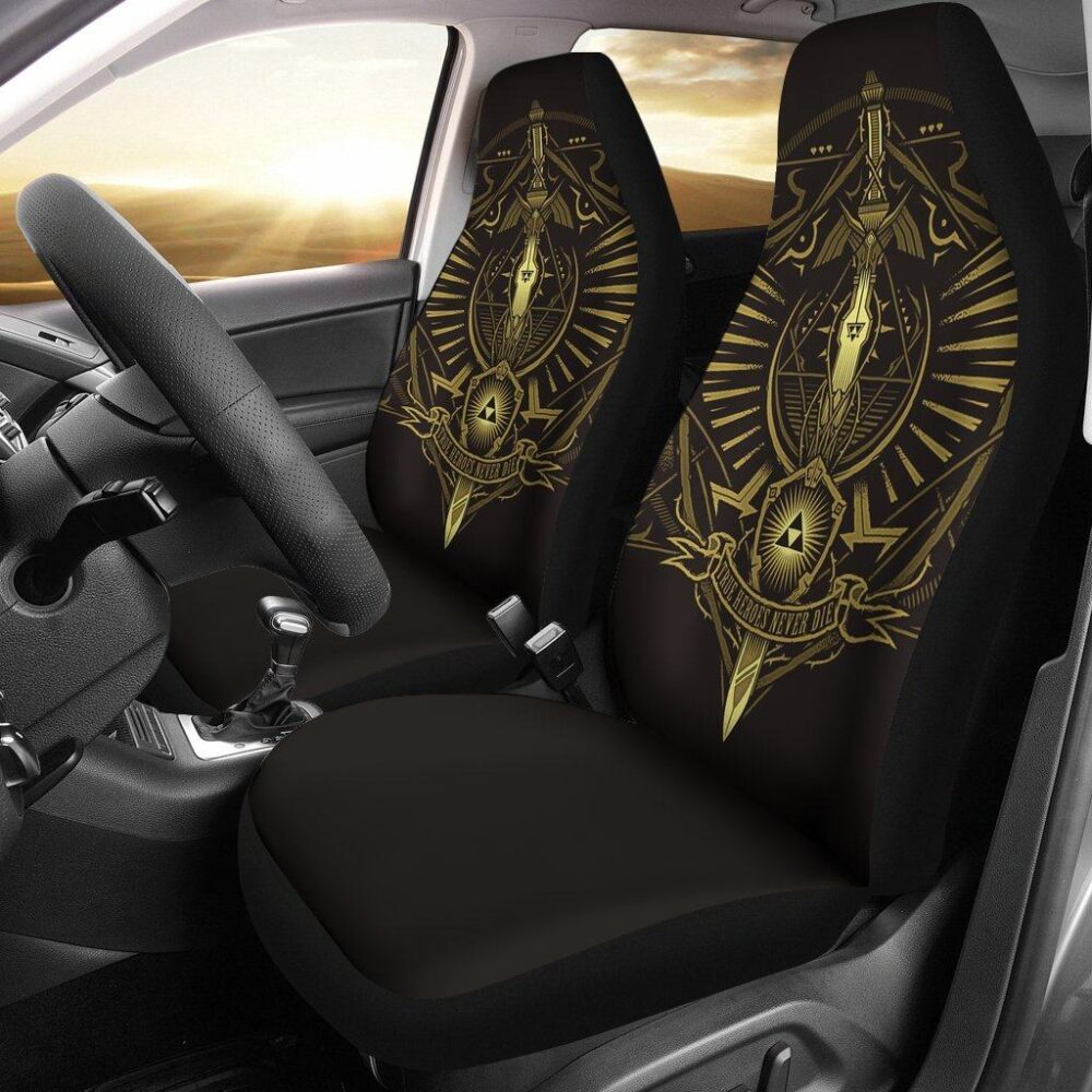 Legend of Zelda Car Seat Covers | True Heroes Never Die Seat Covers LOZCSC01