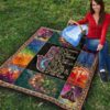 let no sadness come to this heart yoga quilt blanket gift idea gmnsz
