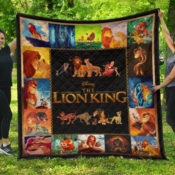 Lion King Quilt Blanket For Fan Gift Idea