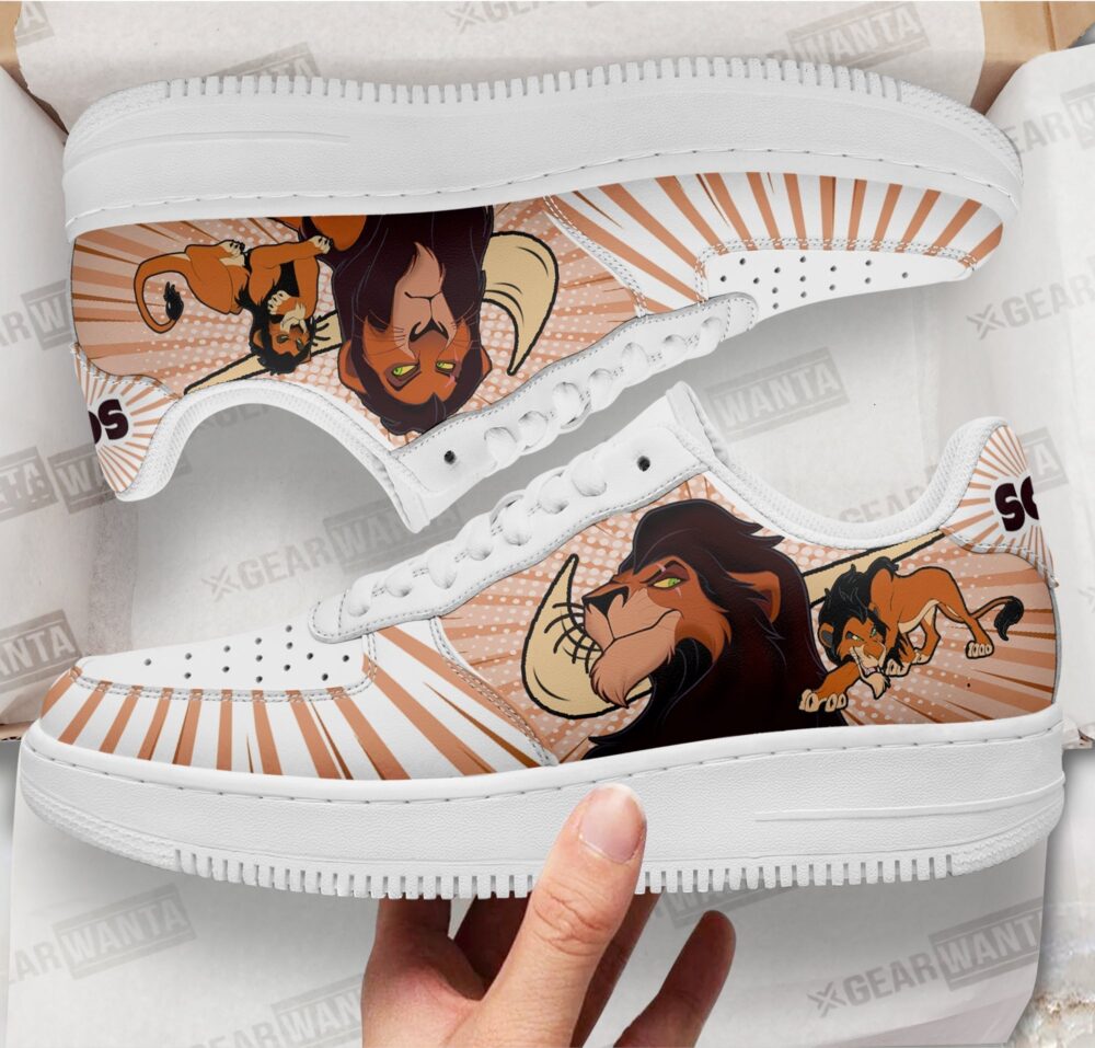Lion Scar Sneakers Custom Villain The Lion King