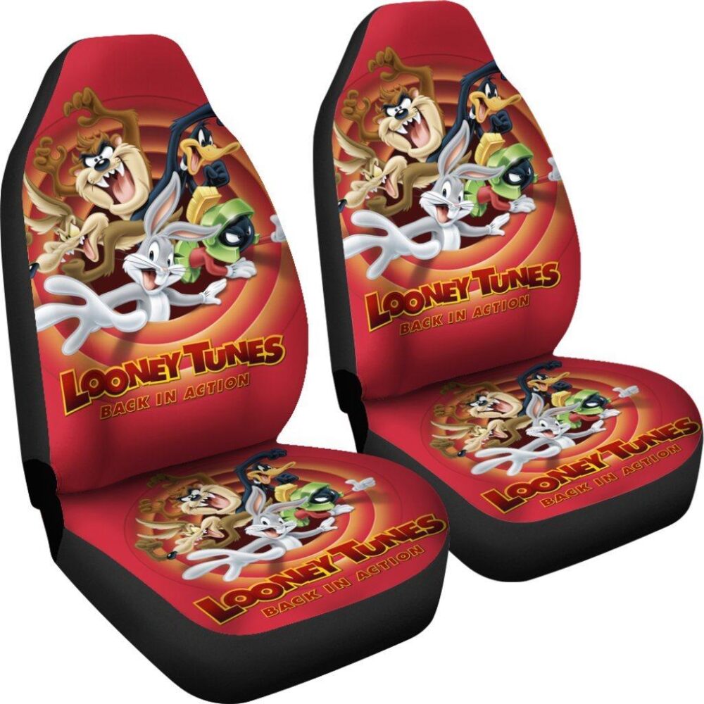 Looney Tunes Car Seat Covers | Looney Tunes Car Seat Covers Cartoon Fan Gift