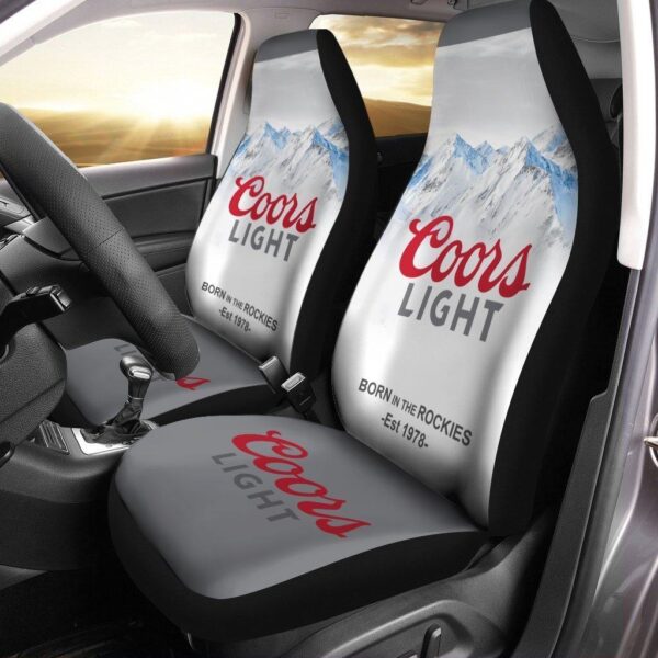Love Coors Light Beer Custom Car Seat Covers
